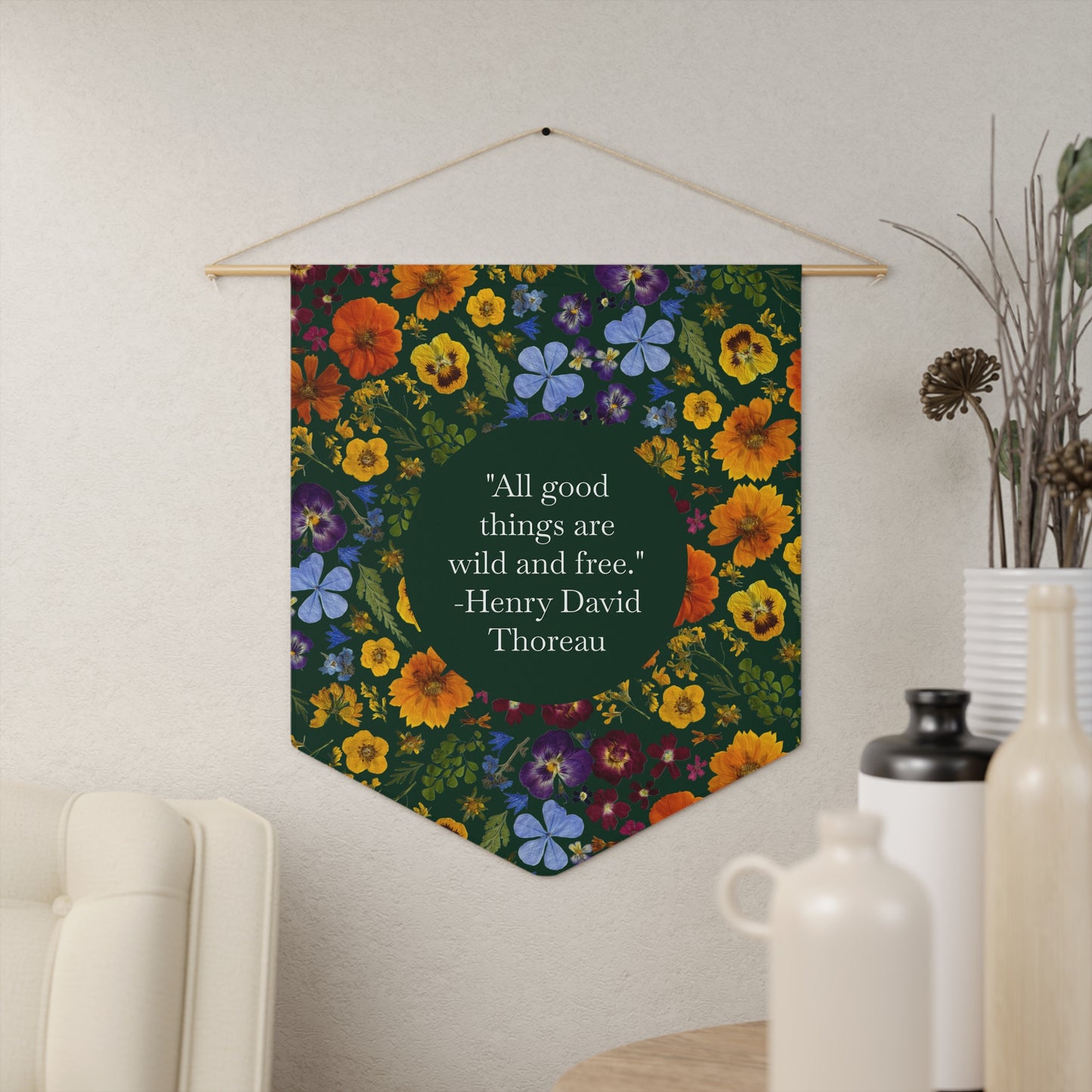 Pennant - Thoreau Quote