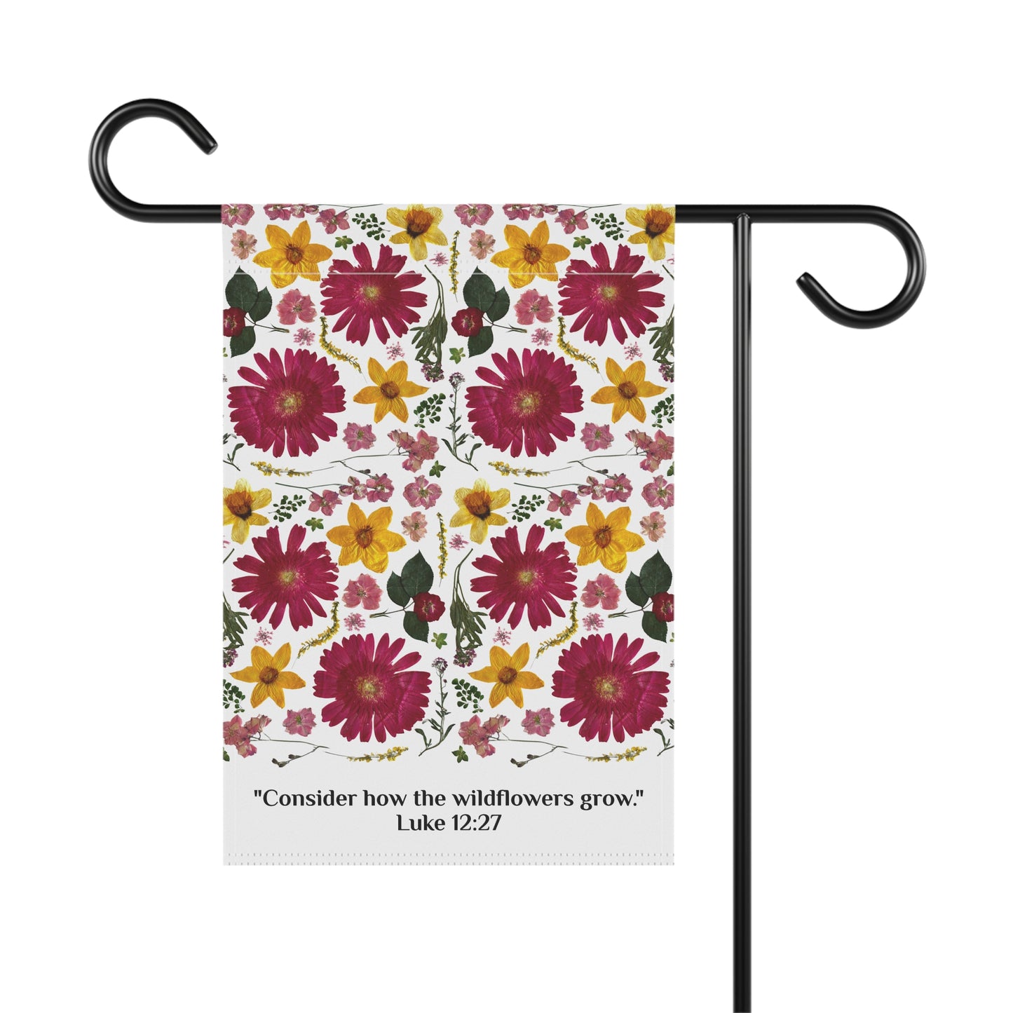 Garden Flag - Luke 12:27