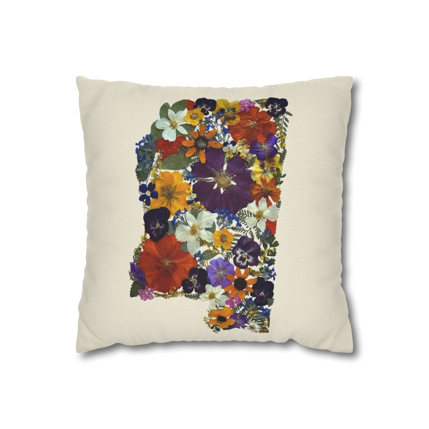 Throw Pillowcase - Mississippi