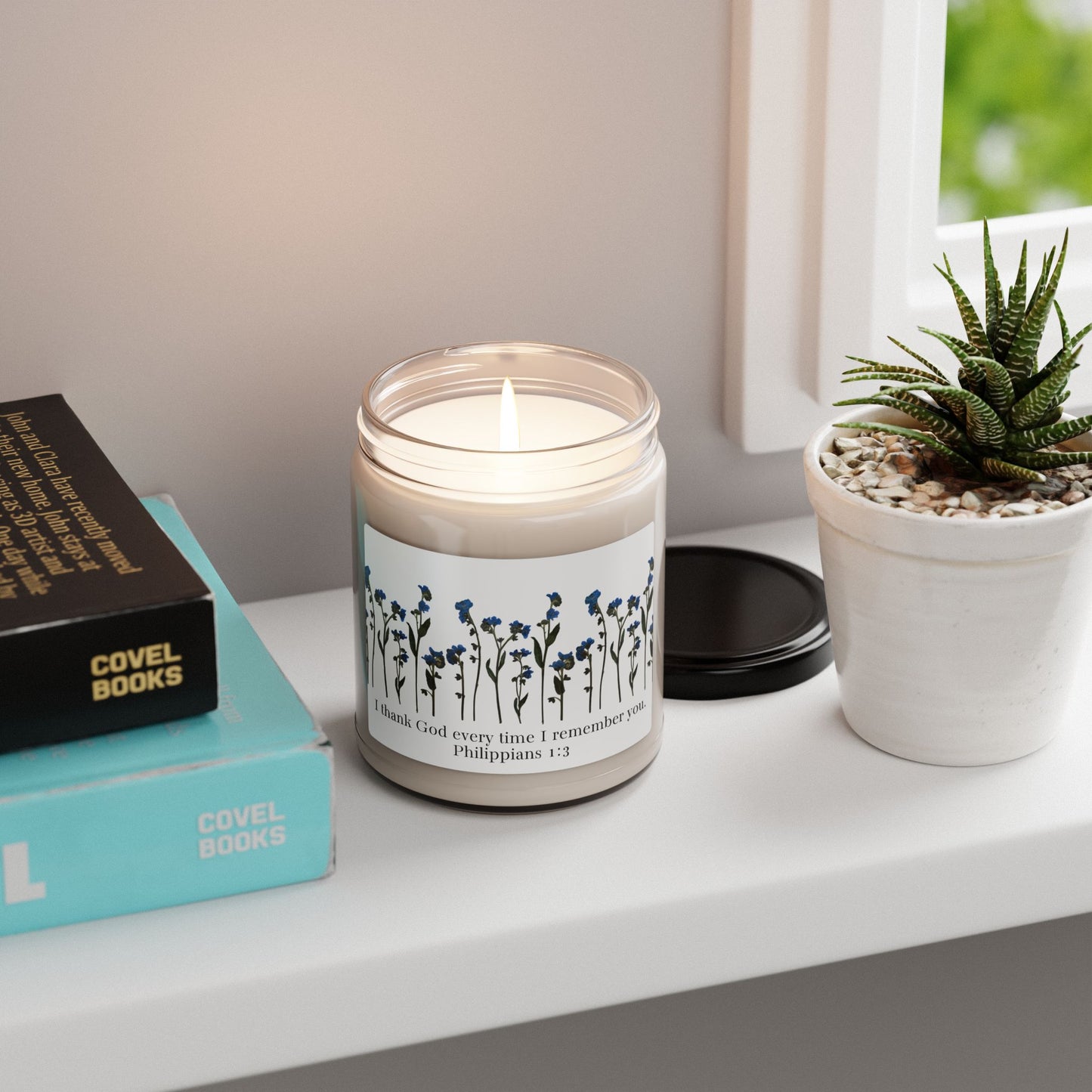 Soy Candle - Forget Me Not Flower