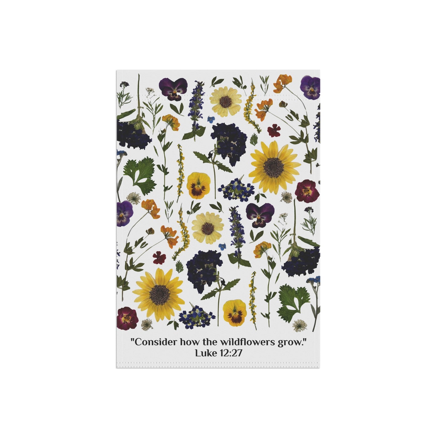 Garden Flag - Luke 12:27