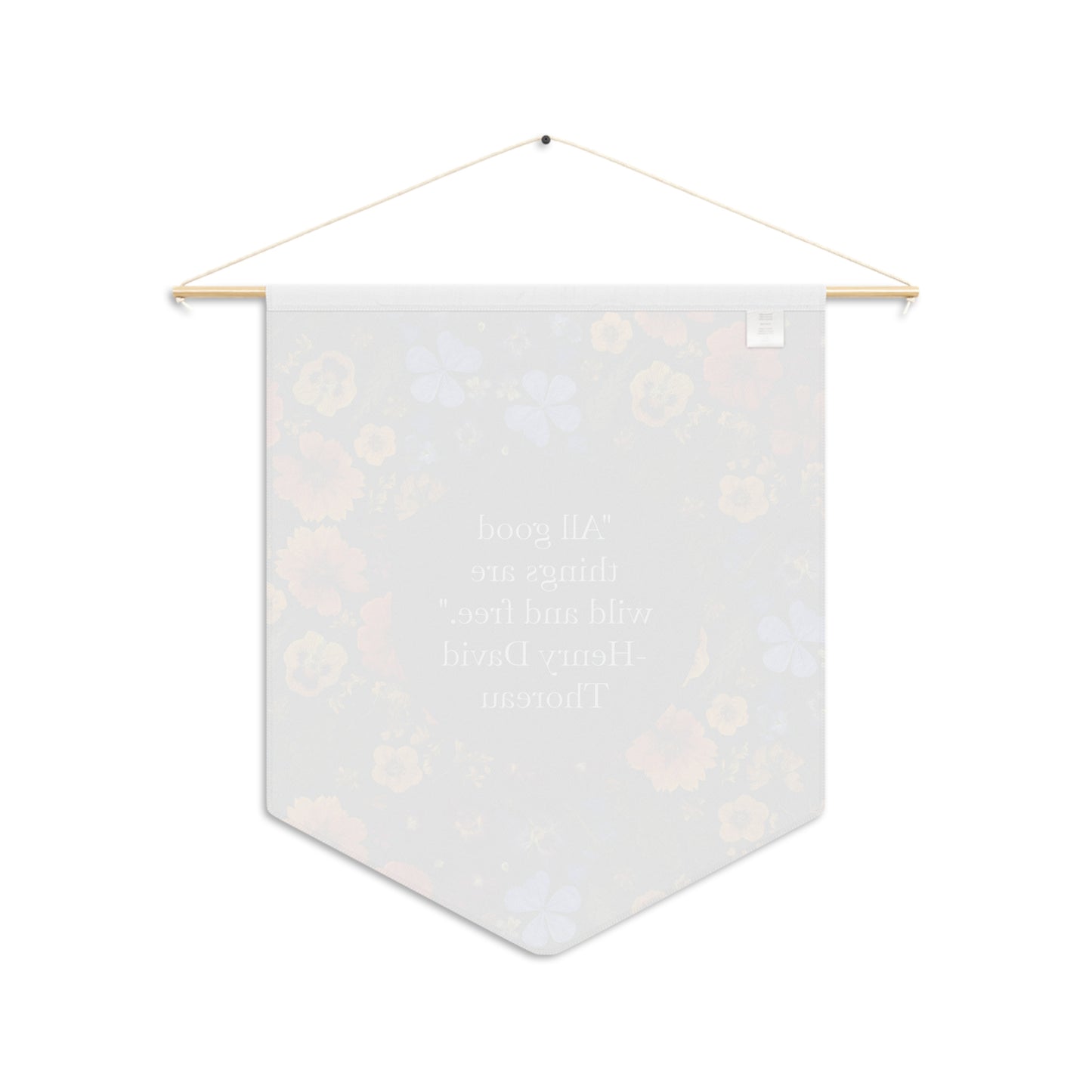 Pennant - Thoreau Quote