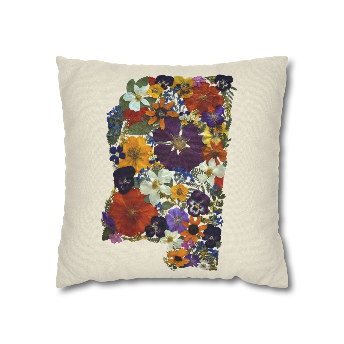 Throw Pillowcase - Mississippi