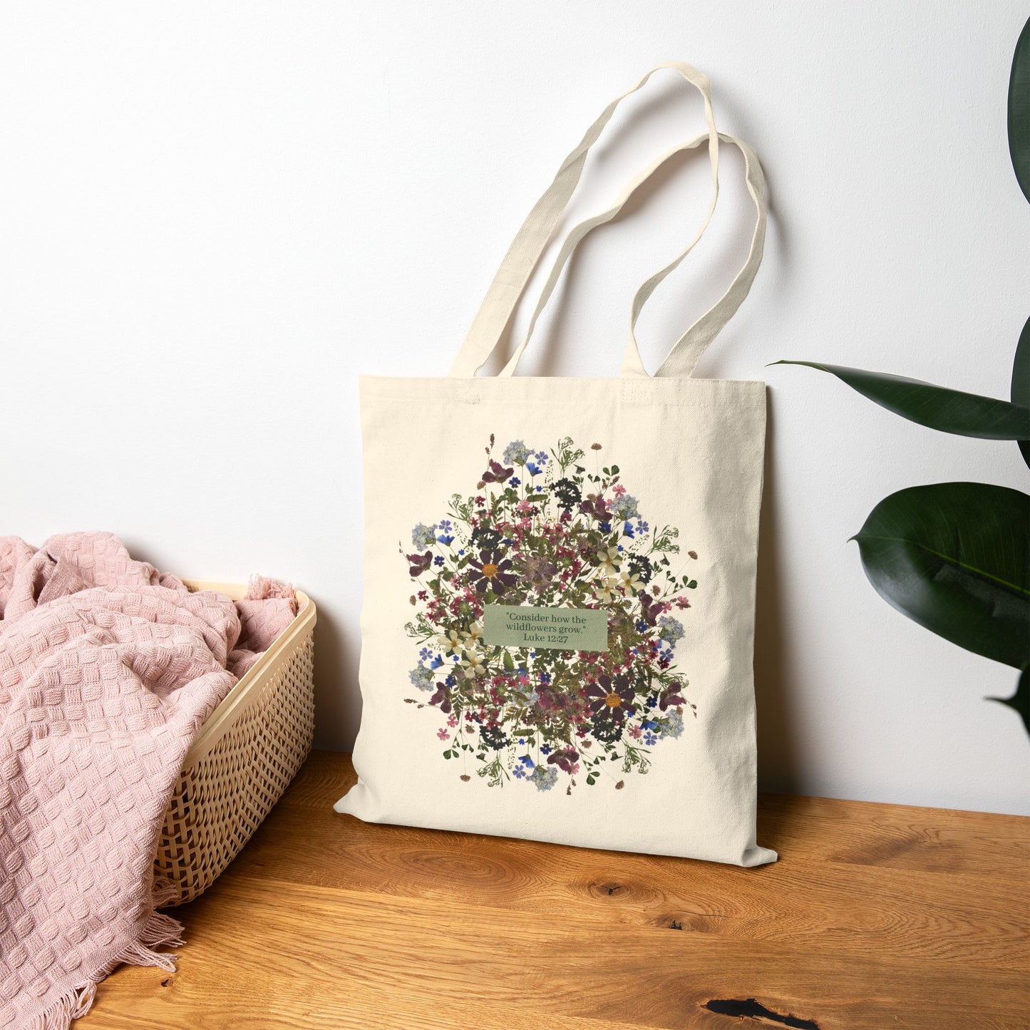 Tote Bag - Luke 12:27