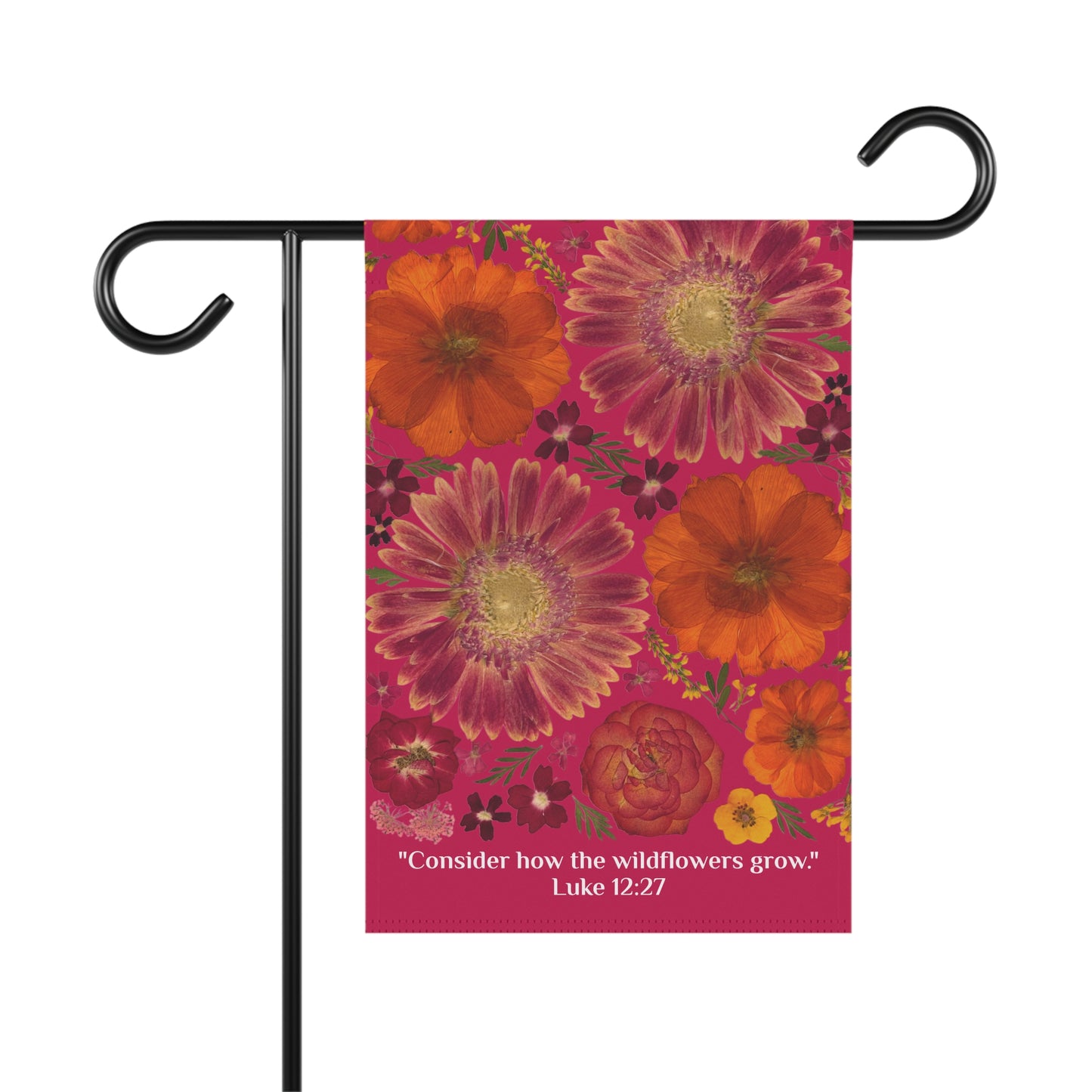 Garden Flag - Luke 12:27