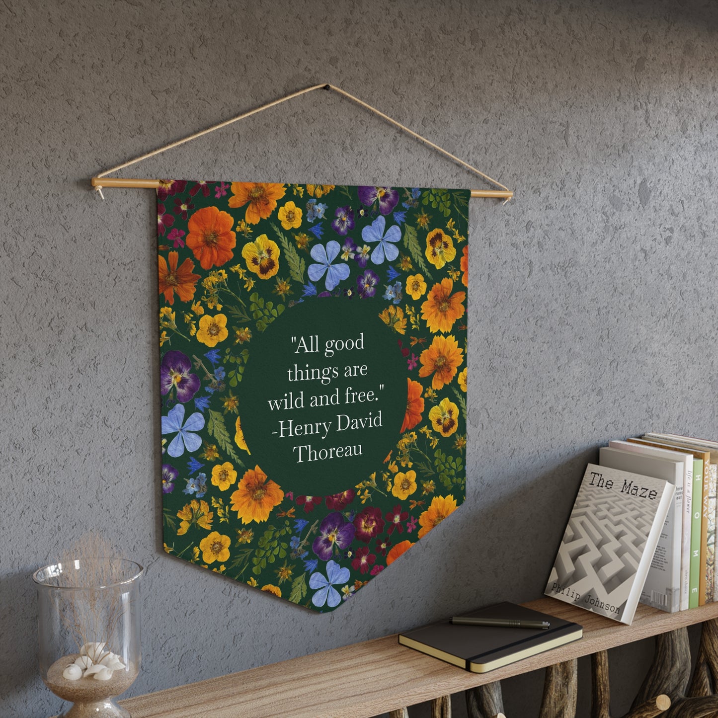 Pennant - Thoreau Quote