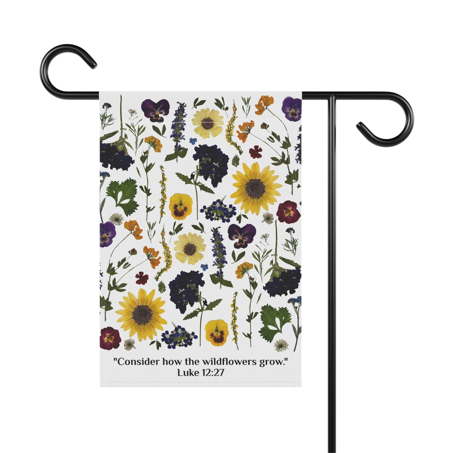 Garden Flag - Luke 12:27