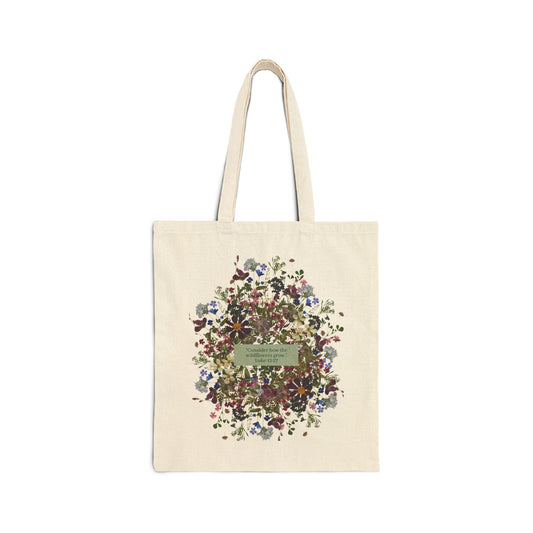 Tote Bag - Luke 12:27