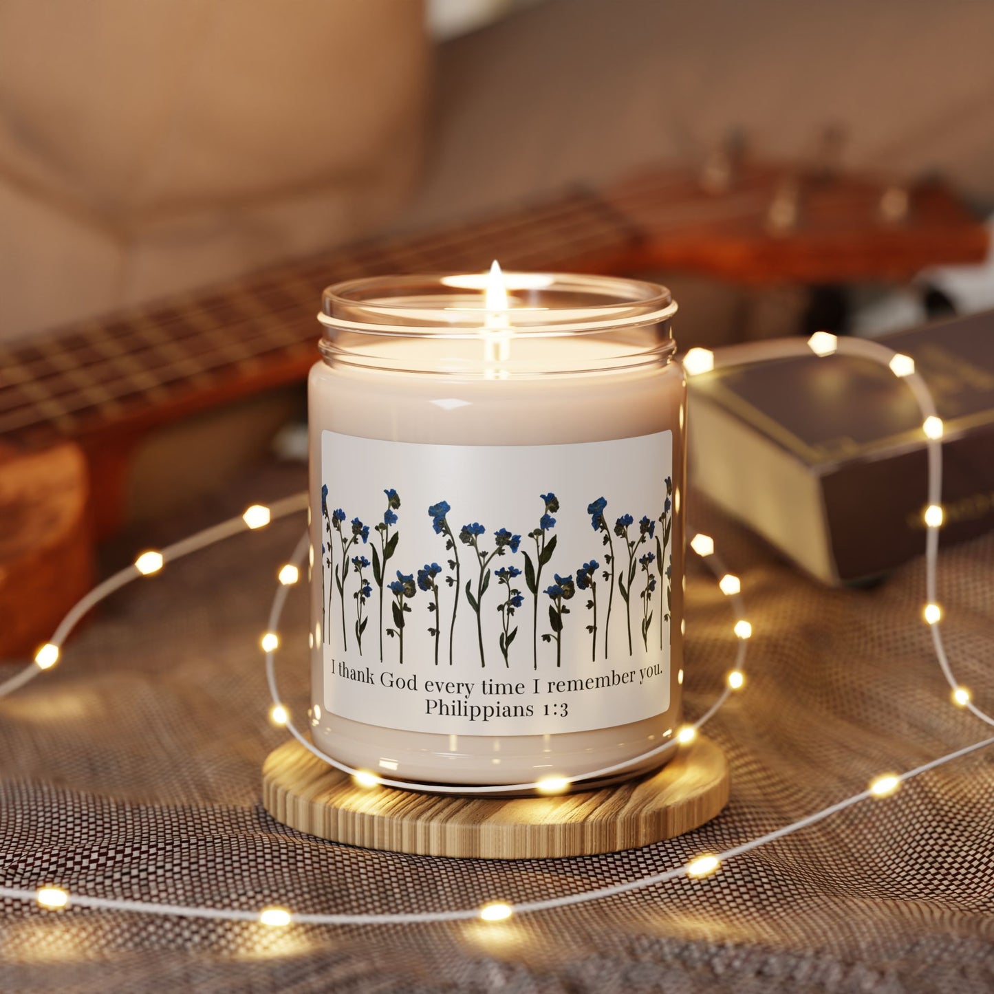 Soy Candle - Forget Me Not Flower